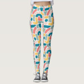 Abstraktes Muster Leggings (Vorderseite)