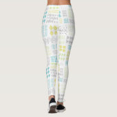 Abstraktes Muster Leggings (Rückseite)