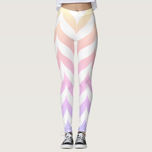 Abstraktes Muster Leggings (Vorderseite)