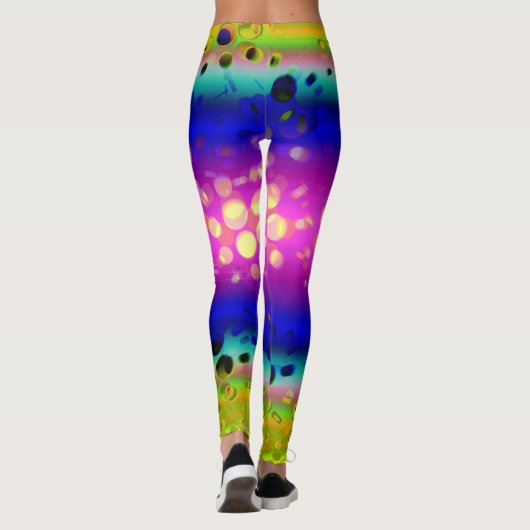 Abstraktes Muster Leggings (Rückseite)