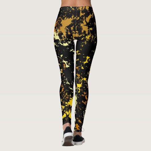 Abstraktes Muster Leggings (Rückseite)