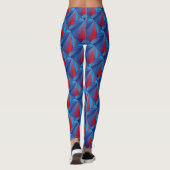 Abstraktes Muster Leggings (Rückseite)