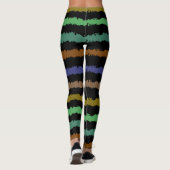Abstraktes  Muster Leggings (Rückseite)