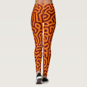 Abstraktes Muster Leggings (Rückseite)
