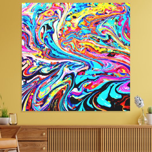 Abstraktes Muster Leinwanddruck (Insitu (Wohnzimmer))