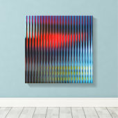 Abstraktes Muster Leinwanddruck (Insitu (Holzboden))