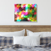 Abstraktes Muster Leinwanddruck (Insitu (Schlafzimmer))