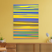 Abstraktes Muster Leinwanddruck (Insitu (Wohnzimmer))