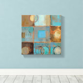 Abstraktes Muster Leinwanddruck (Insitu (Holzboden))