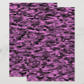 Abstraktes Muster Lila Briefpapier (Vorne/Hinten)