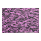 Abstraktes Muster Lila Kissenbezug (Vorderseite-Rechts)