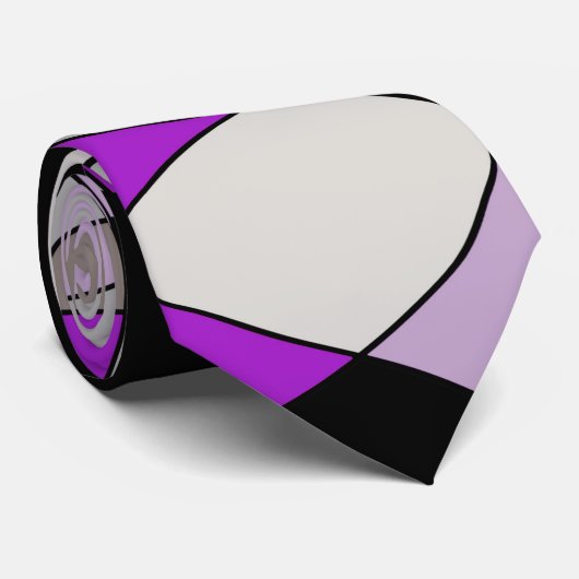 Abstraktes Muster - lila. Krawatte (Gerollt)
