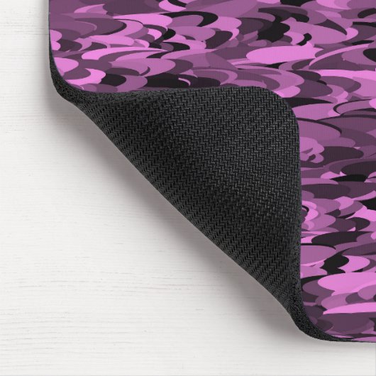 Abstraktes Muster Lila Mousepad (Ecke)