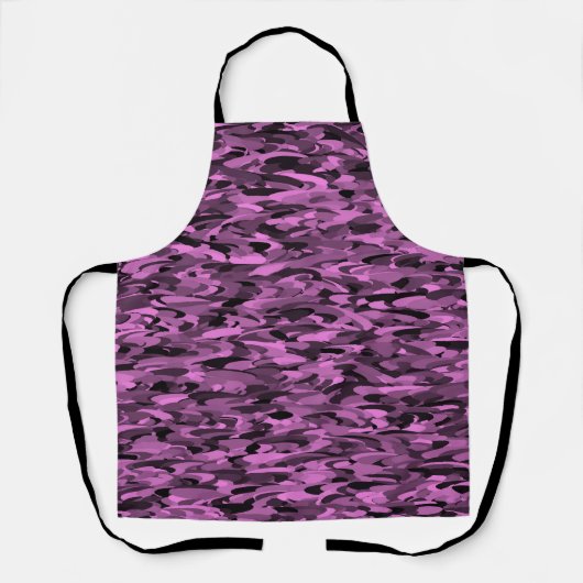 Abstraktes Muster Lila Schürze (Vorderseite)