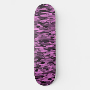 Abstraktes Muster Lila Skateboard