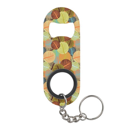 Abstraktes Muster Mini Flaschenöffner (Rückseite)