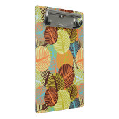 Abstraktes Muster Mini Klemmbrett (Schrägansicht)