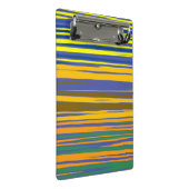 Abstraktes Muster Mini Klemmbrett (Schrägansicht)