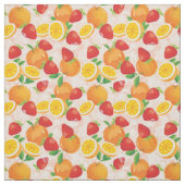 Abstraktes Muster mit Erdbeere Stoff (Muster)