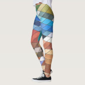 Abstraktes Muster mit Handgemalt Leggings (Links)