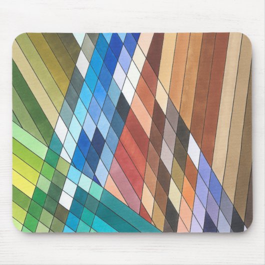 Abstraktes Muster mit Handgemalt Mousepad (Vorne)