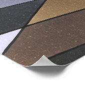 Abstraktes Muster mit Handgemalt Poster (Ecke)