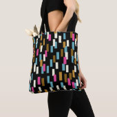 Abstraktes Muster mit strukturierten geometrischen Tasche (Von Nahem)