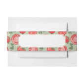 Abstraktes Muster mit Tomate Einladungsbanderole (Vorderseite Beispiel)