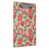 Abstraktes Muster mit Tomate Klemmbrett (Rechts)