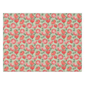Abstraktes Muster mit Tomate Tischdecke (Vorderseite (Horizontal))