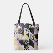 Abstraktes Muster mit verschiedenen Formen. Tasche (Rückseite)