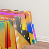 Abstraktes Muster moderner geometrischer Formen Tischdecke (Beispiel)