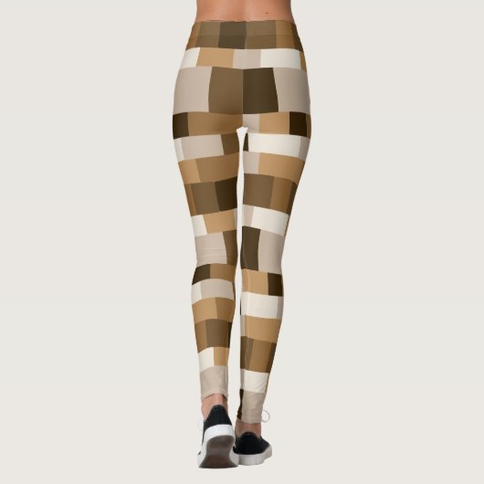 Abstraktes Muster Muster 080823 - v1 Leggings (Rückseite)