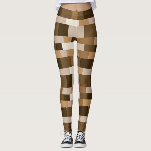 Abstraktes Muster Muster 080823 - v1 Leggings (Vorderseite)