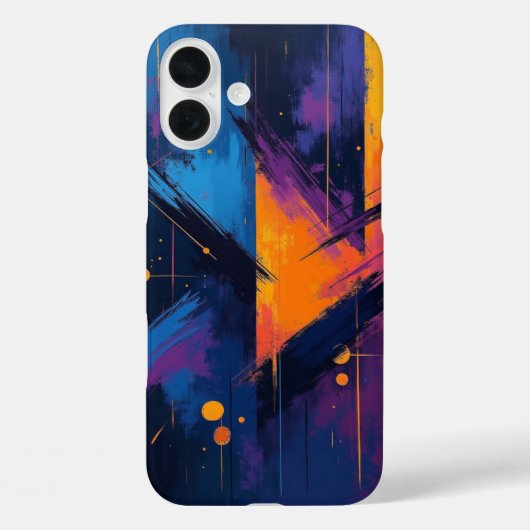 Abstraktes Muster nach hinten Case-Mate iPhone Hülle (Rückseite)