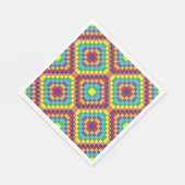 Abstraktes Muster nach hinten Serviette (Ecke)