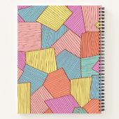 Abstraktes Muster Notizblock (Rückseite)