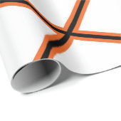 Abstraktes Muster - orange Geschenkpapier (Rolleneckpunkt)