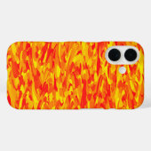 Abstraktes Muster Orange Red Gelb Case-Mate iPhone Hülle (Rückseite (Horizontal))