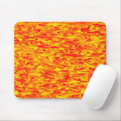 Abstraktes Muster Orange Red Gelb Mousepad (Mit Mouse)