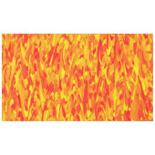 Abstraktes Muster Orange Red Gelb Tischdecke (Vorderseite (Horizontal))