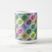 Abstraktes Muster Osterfeier Kaffeetasse (Mittel)