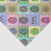 Abstraktes Muster Osterfeier Seidenpapier (Detail)