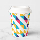 Abstraktes Muster Pappbecher (Rechts)