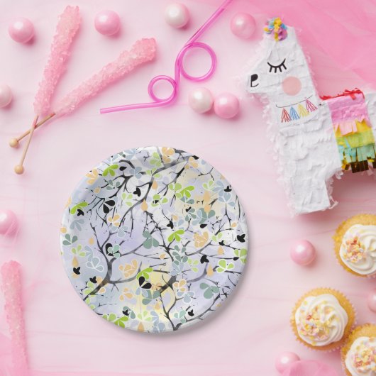 Abstraktes Muster Pappteller (Party)