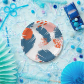 Abstraktes Muster Pappteller (Party)