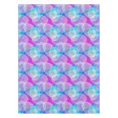 Abstraktes Muster Pastellfarben Rosa Lila Blau Tischdecke (Vorderseite)