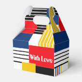 Abstraktes Muster. Patchwork. Geschenkschachtel (Vorderseite)