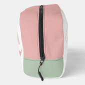 Abstraktes Muster Pink Brown Green Dopp Kit Waschbeutel (Rechts)