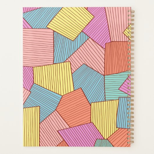 Abstraktes Muster Planer (Rückseite)